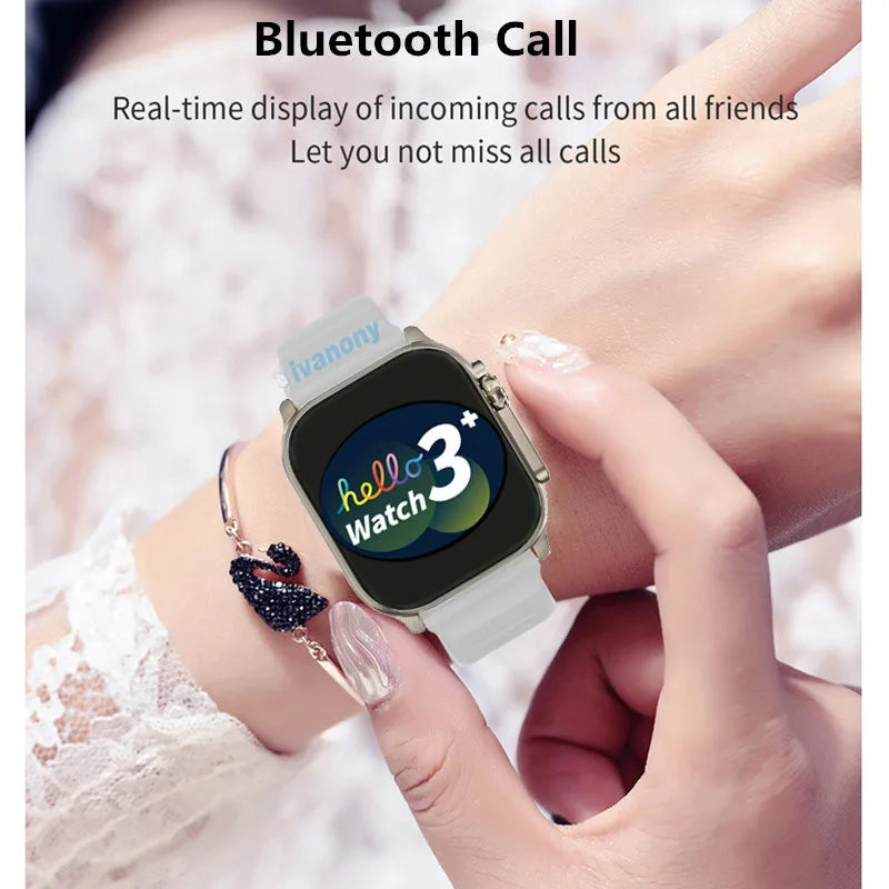 Hello 3 Plus Ultra Smartwatch – 2.04” AMOLED & Bluetooth-samtal