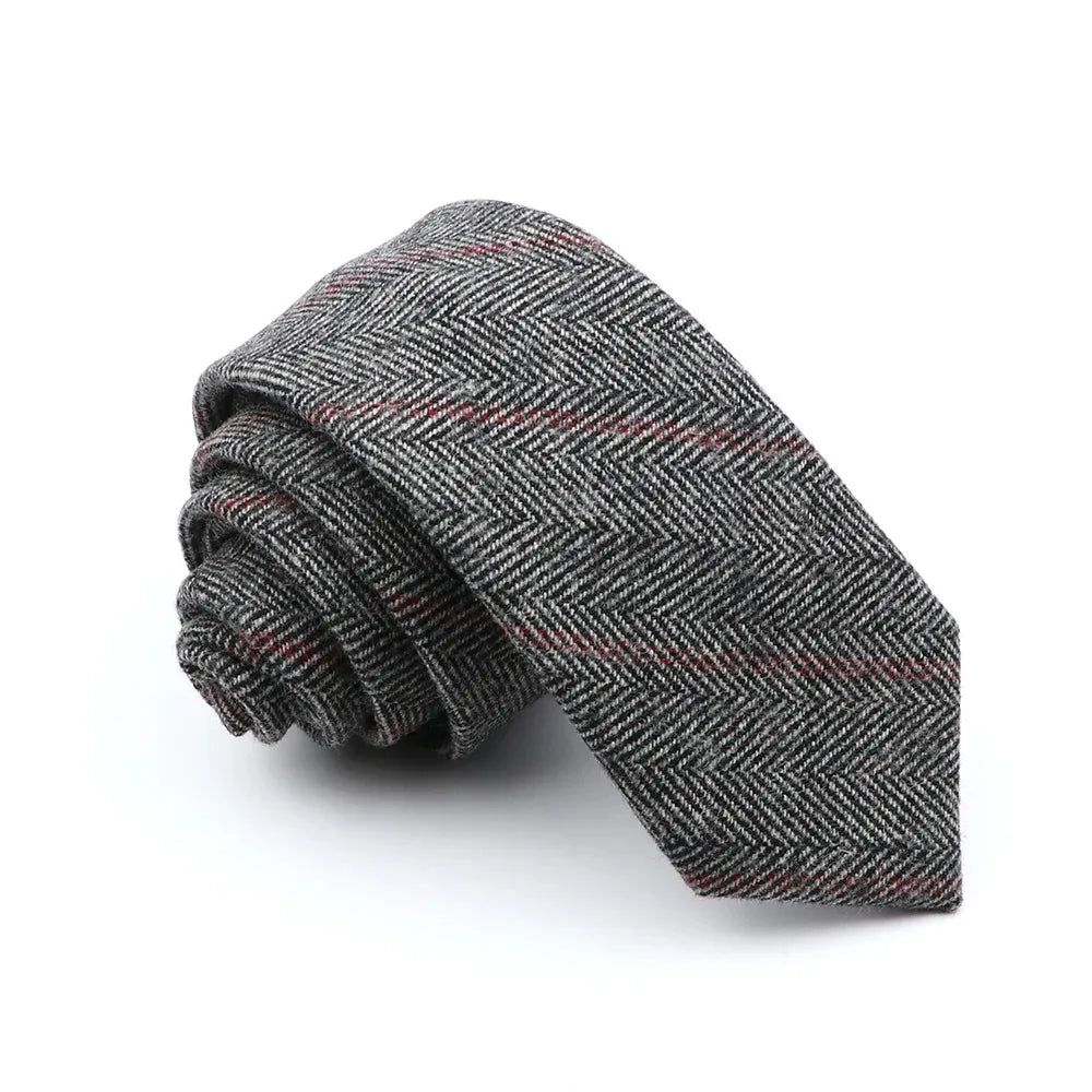 Ullslips 7 cm – klassisk herr & dam slips för business och fest