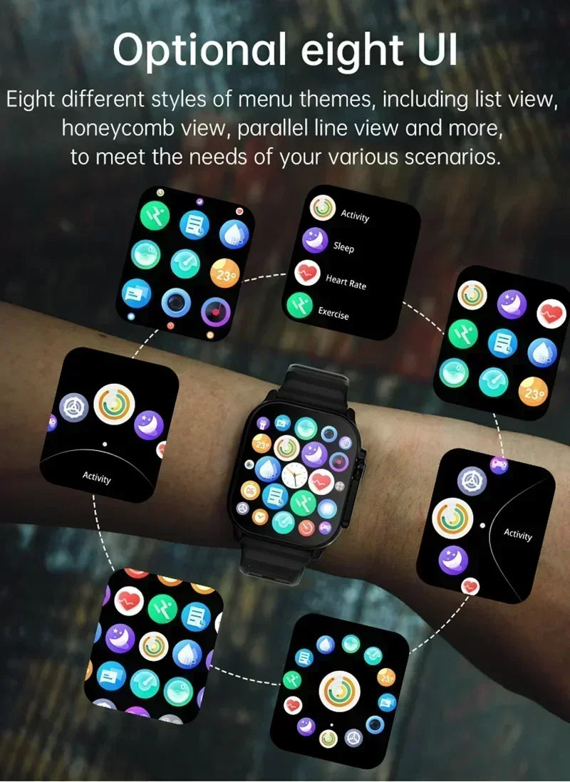 Smart Watch Ultra Gen 2 2.2” – NFC & Bluetooth-samtal