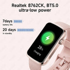 LIGE Smartwatch 1.47” – Pulsmätning & Bluetooth-samtal