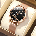 OLEVS 5530 Damklocka Roséguld – elegant kvartsklocka