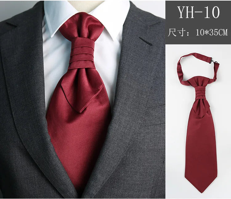 Bröllopsslips Herr – Vit/Svart elegant design