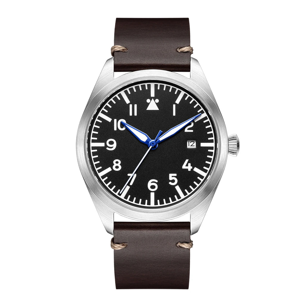 Automatisk Flieger pilotklocka herr – Miyota 8215 med safirglas