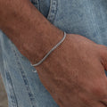 Armband i rostfritt stål – Herrarmband 3-4mm