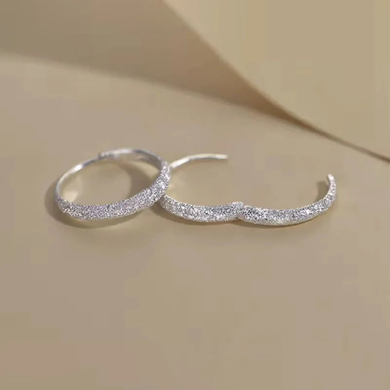 Vintage glänsande örhängen