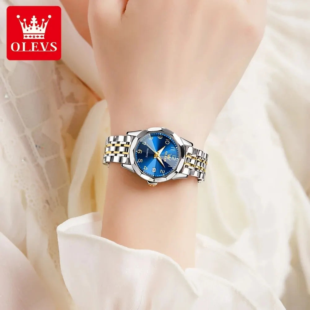 Damklocka OLEVS 9970 Quartz