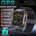X5 GPS Smartwatch – AMOLED 1.96” & 5ATM Militärklassad