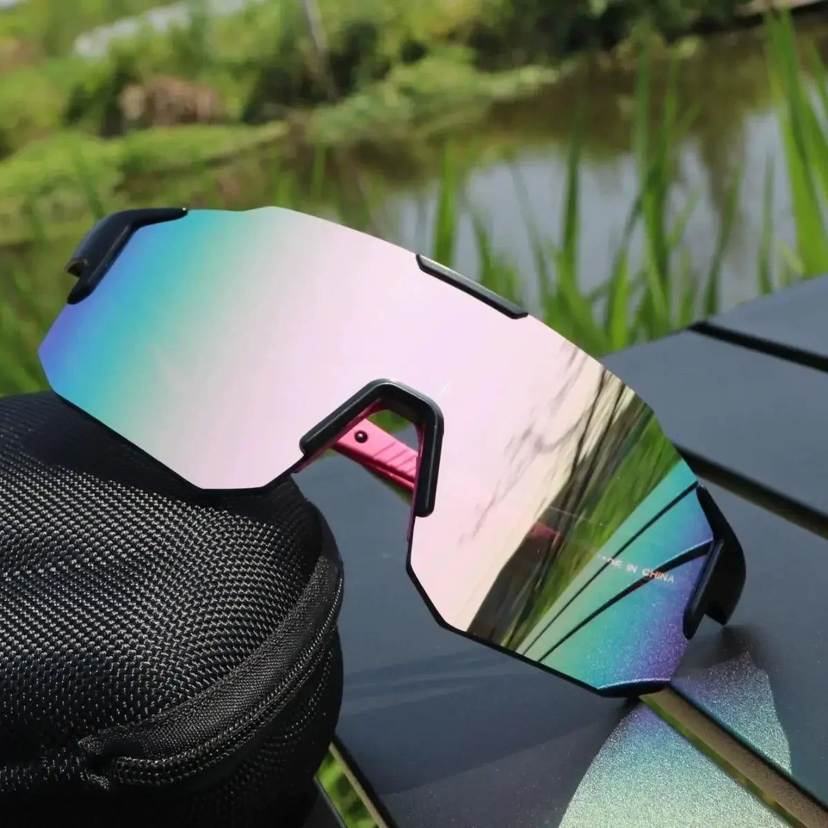 Cykelglasögon Large Frame – UV400 Sport & Vindskydd