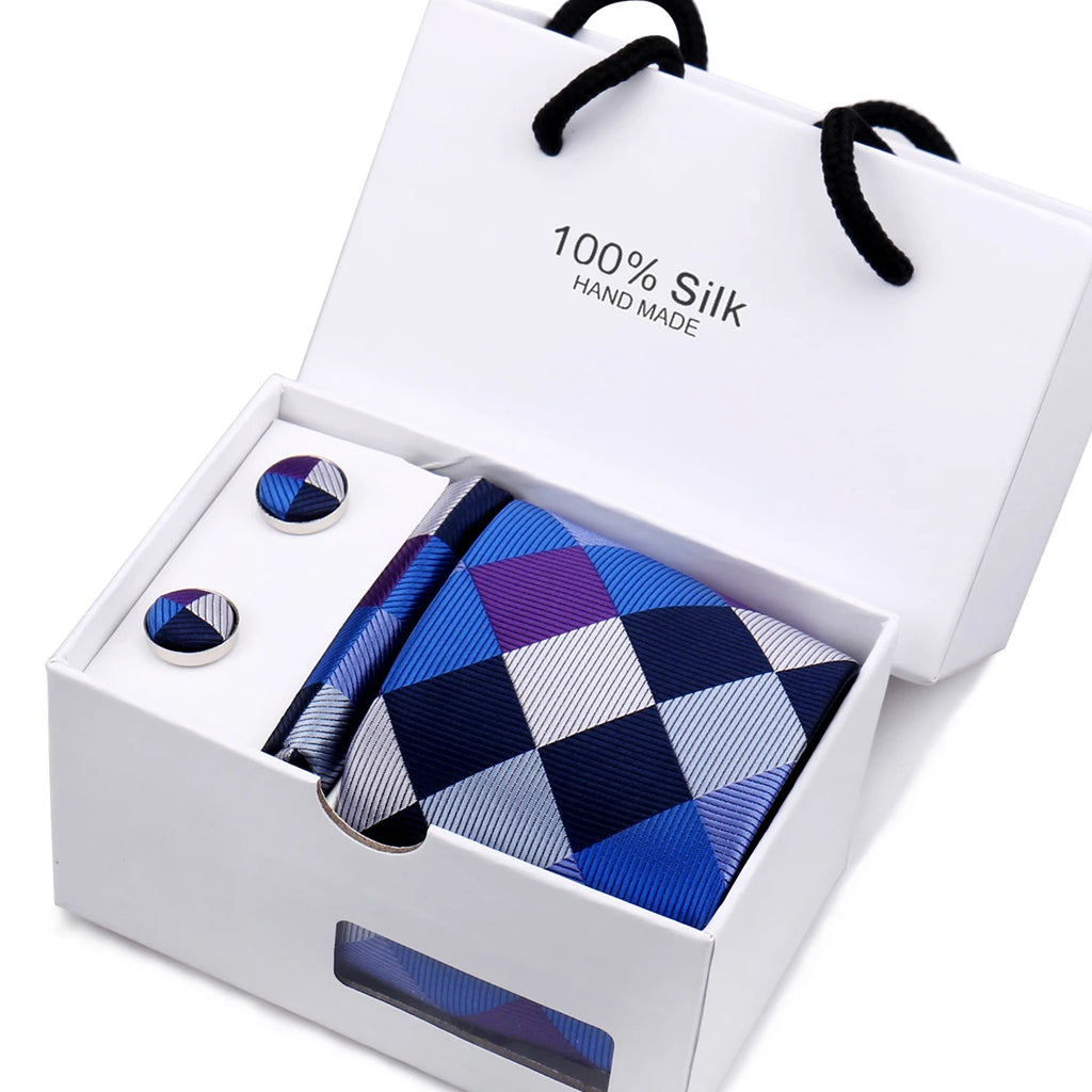 Slipsset i presentbox – lyxigt herrset