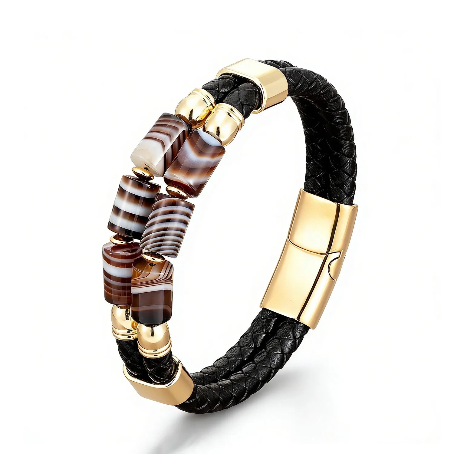 Armband herr – stenarmband med magnetlås