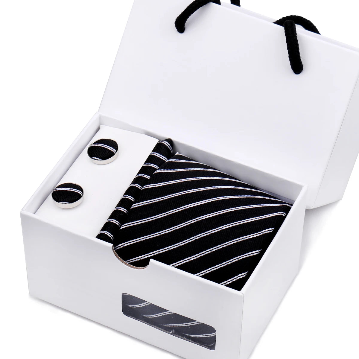 Slipsset i presentbox – lyxigt herrset