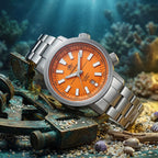 ADDIESDIVE Automatisk Dykarklocka 42mm – Safirglas & 200M Vattentät