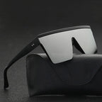 Vintage Flat Top Solglasögon – fyrkantiga UV400 shades unisex