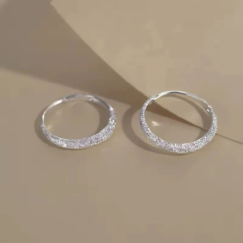 Vintage glänsande örhängen