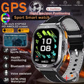 GPS Smartwatch Militärstil – 1.96” AMOLED & 10ATM vattentät