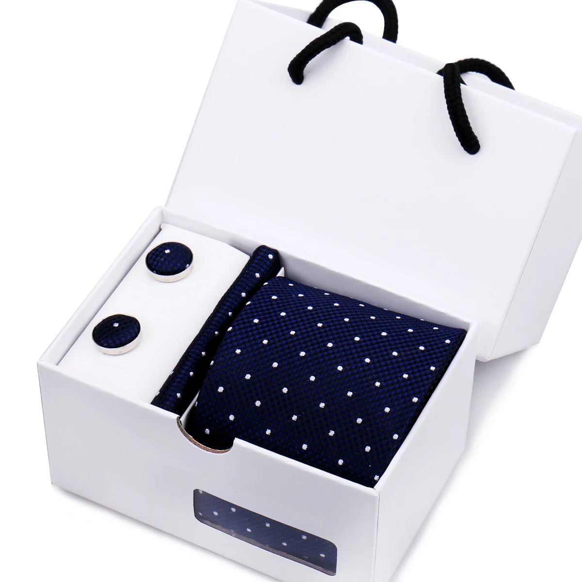 Slipsset i presentbox – lyxigt herrset