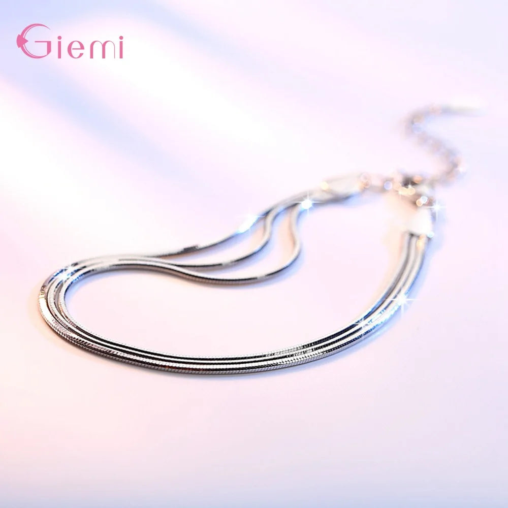 Armband i sterling silver med cubic zirconia – Elegant smycke i vitt eller roséguld