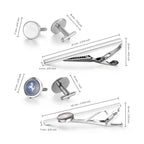 Slipsnålar & manschettknappar set – 4-pack