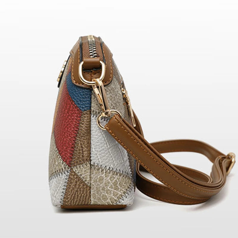 Mini Ryggsäck Crossbody – unisex axelväska i färgblock