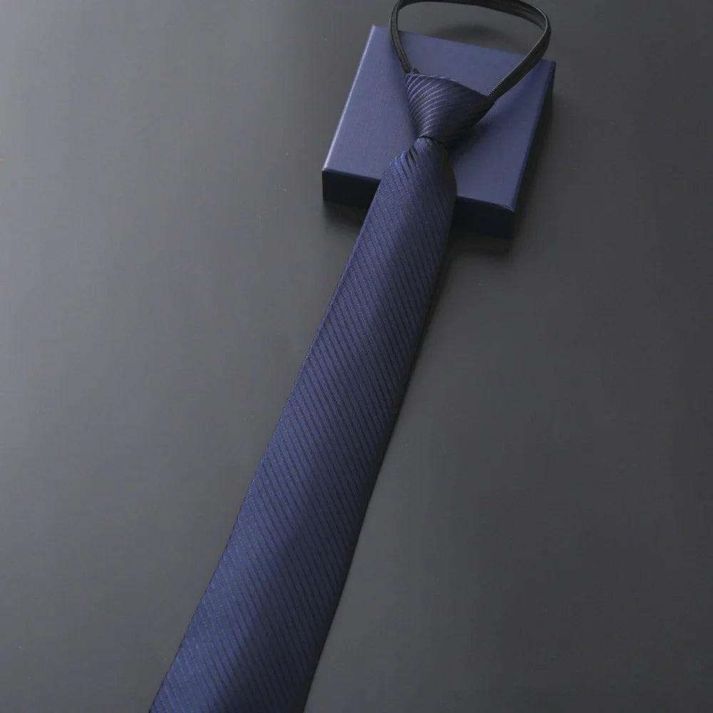 Lazy slips 8 cm – randig med dragkedja