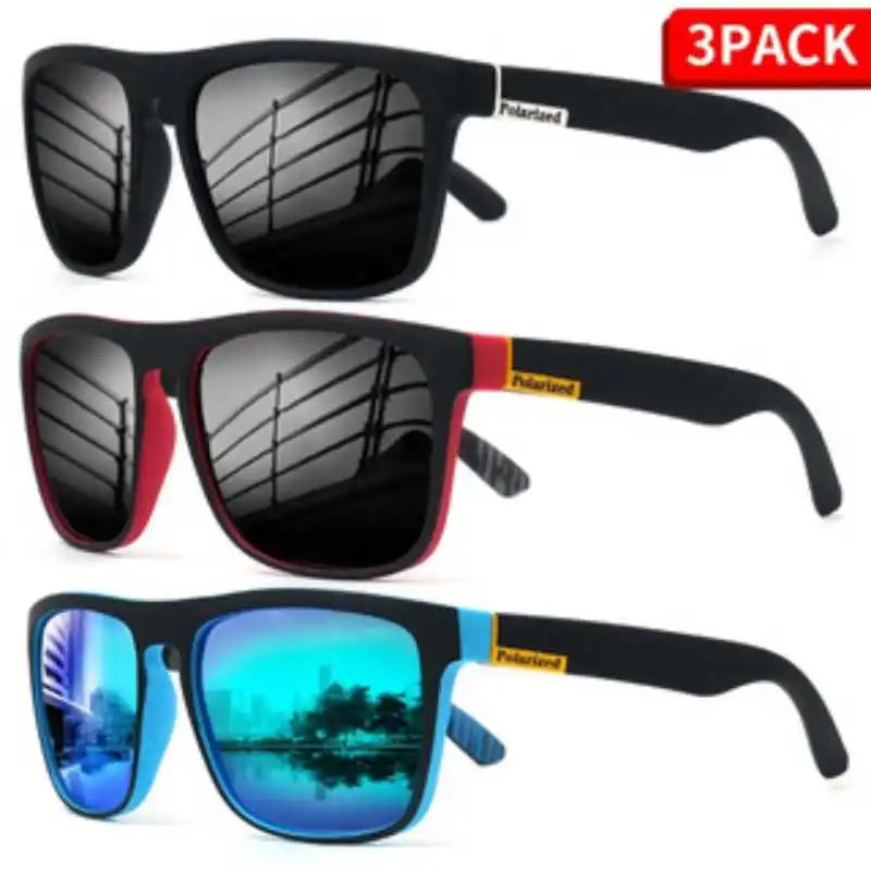 Polariserade Solglasögon Herr 3‑Pack Retro