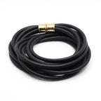 Armband dam i silikon – handgjort cuff armband med magnetlås