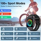 LIGE Smartwatch 1.95” – Bluetooth-samtal & fitness