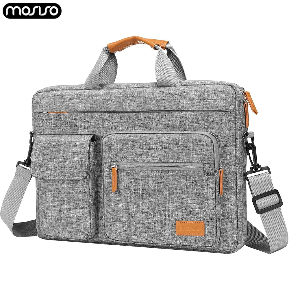 MOSISO laptopväska 13–16 tum med axelrem i polyester