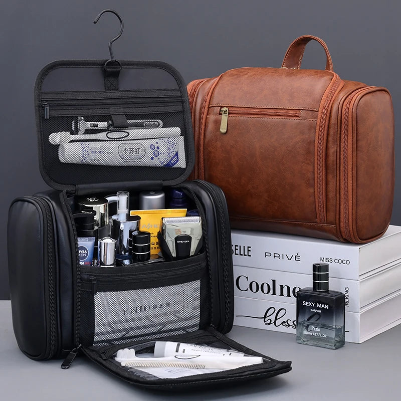 Stor vattentät necessär med upphängningskrok