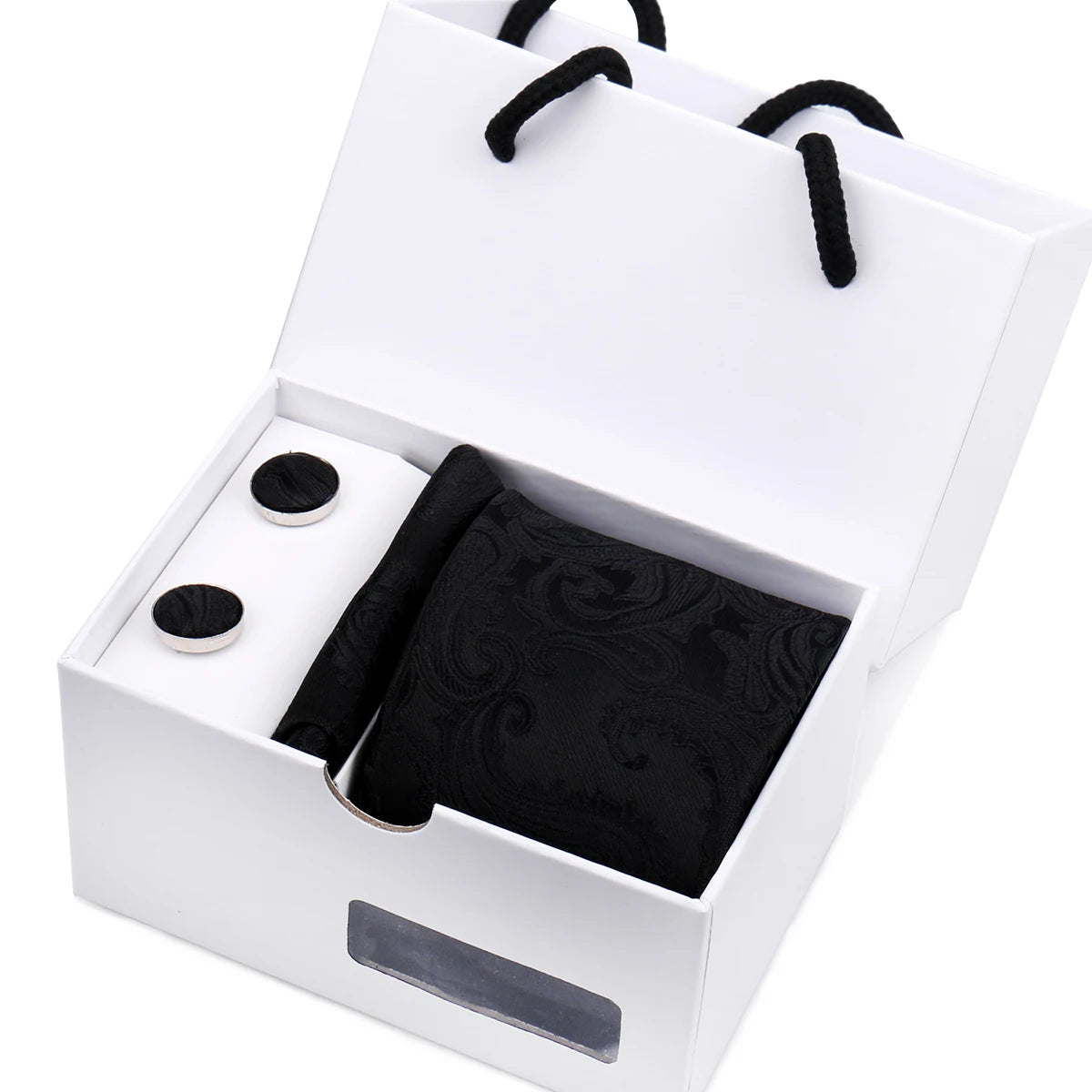 Slipsset i presentbox – lyxigt herrset