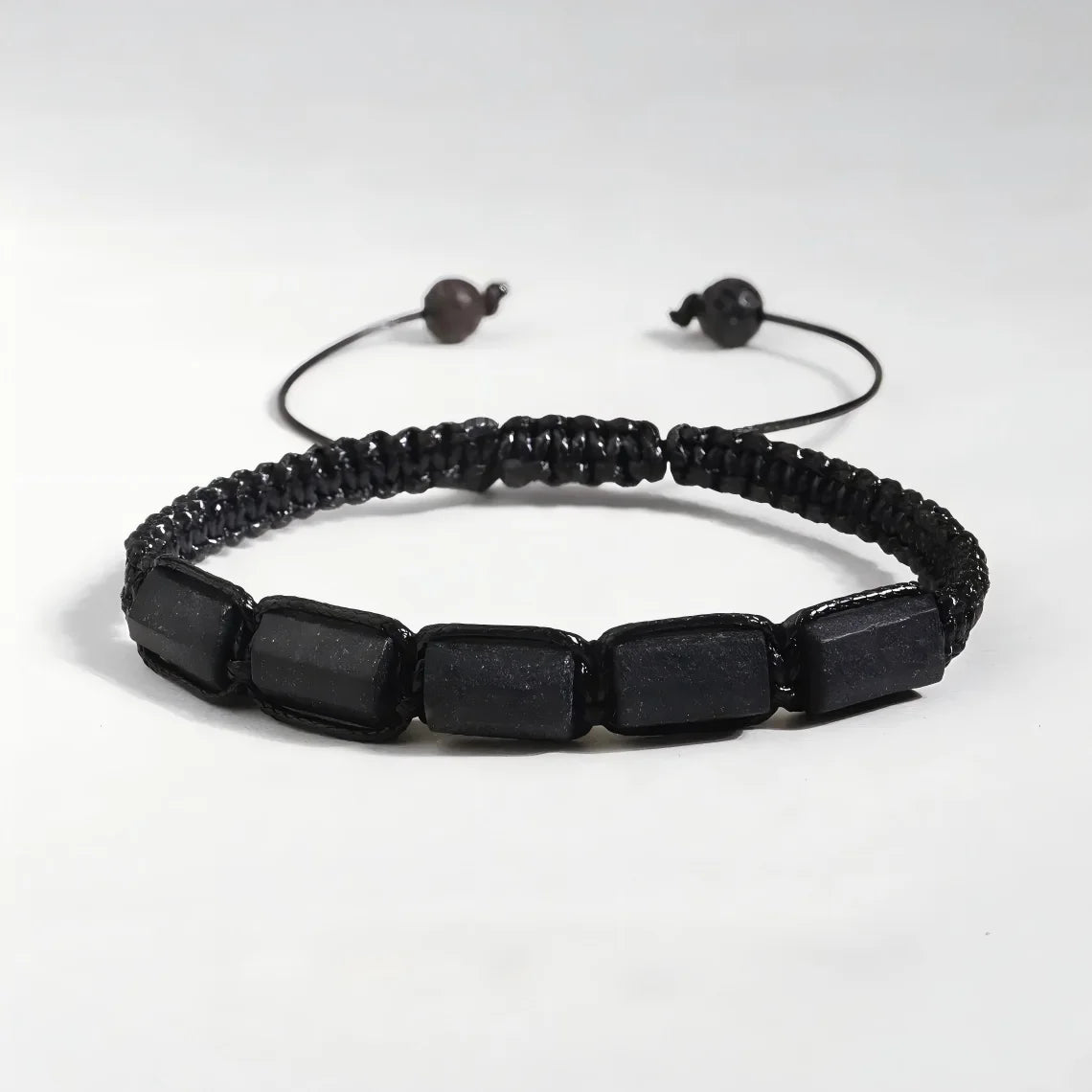 Svart turmalin armband – Naturligt stenarmband
