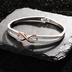 ArtPage stelt armband dam – silverpläterat med roséguldfärgade detaljer