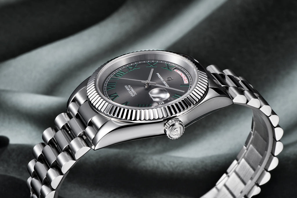 PAGANI DESIGN automatisk herrklocka – Safirglas, NH36A, 10 ATM