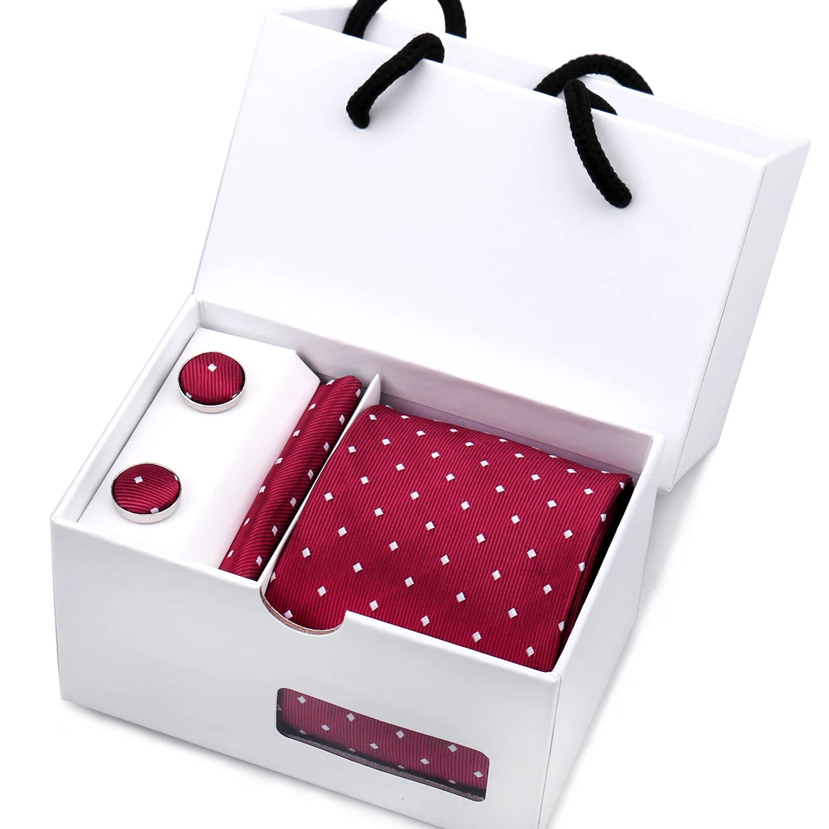 Slipsset i presentbox – lyxigt herrset