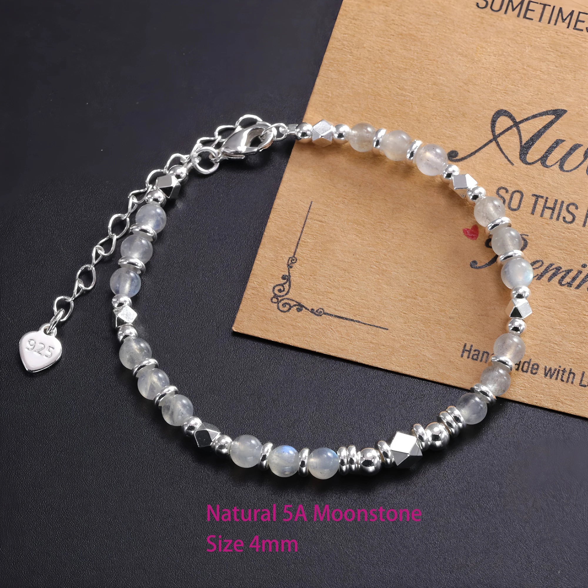 Silverarmband Dam Hjärta