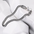 Silverarmband för dam – 20 cm vintage charmarmband