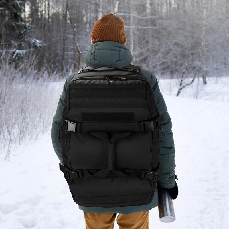 Militär duffelbag / weekendbag 80L – 3-i-1 multifunktion