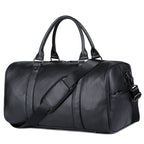Weekendbag i äkta läder – stor duffel