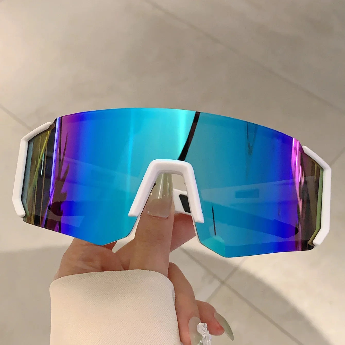 Sportiga Oversized Solglasögon – Unisex UV400 Outdoor