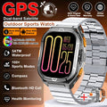 Militär Smartwatch GPS – 1.96” AMOLED & 10ATM vattentät