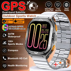 Militär Smartwatch GPS – 1.96” AMOLED & 10ATM vattentät