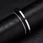 Trendigt armband  för män – 2‑pack i rostfritt stål