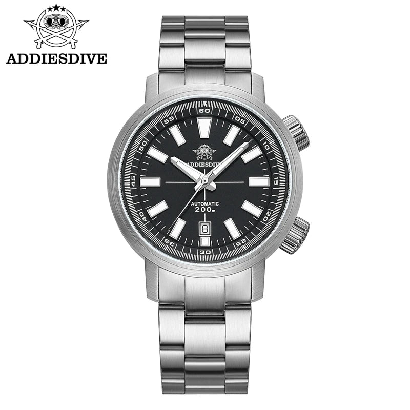 ADDIESDIVE Automatisk Dykarklocka 42mm – Safirglas & 200M Vattentät
