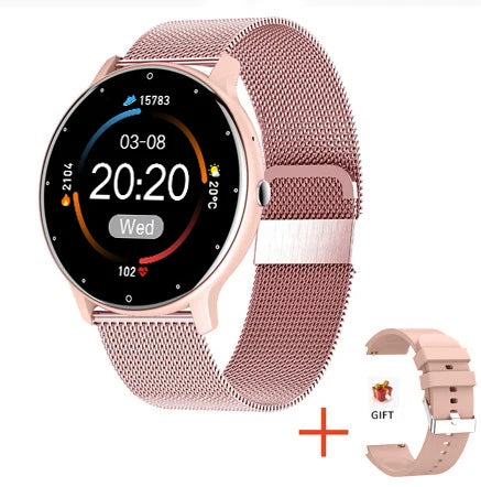 LIGE Smartwatch 1.28” – Bluetooth-samtal & pulsmätning