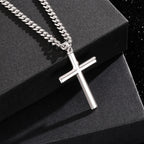 ArtPage korshalsband i 925 sterlingsilver – silverfärgat korshänge
