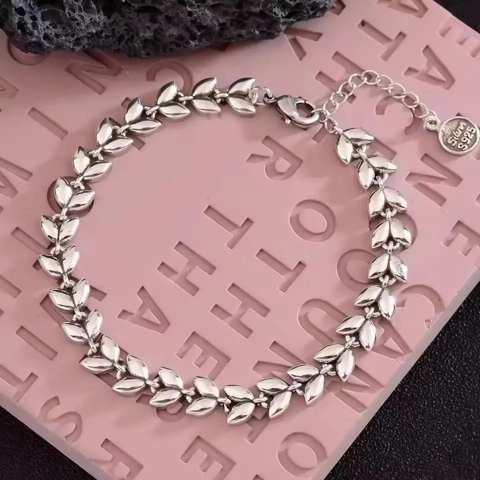Silverarmband Dam Hjärta