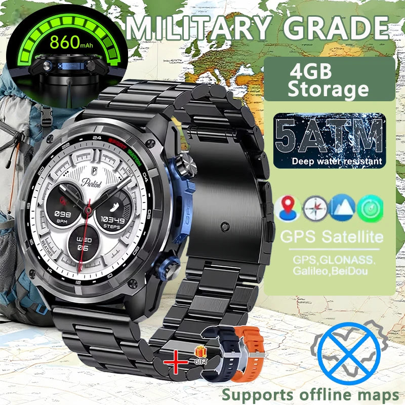 Militär Sportklocka 5ATM Vattentät (2025)