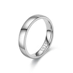Guldfärgad ring i rostfritt stål – 24 karat‑pläterad vigselring 4 mm