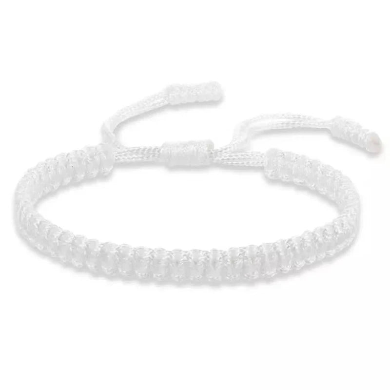 Flätat Armband Röd/Svart