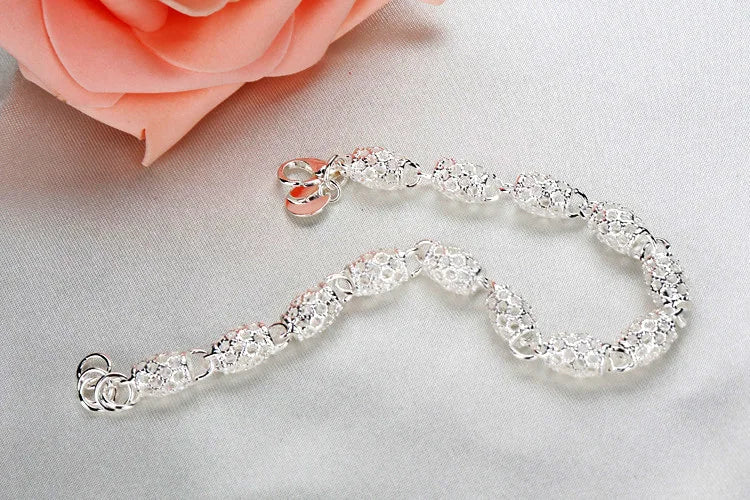 925 Sterling Silver Armband med Zirkonia – Elegant Damarmband